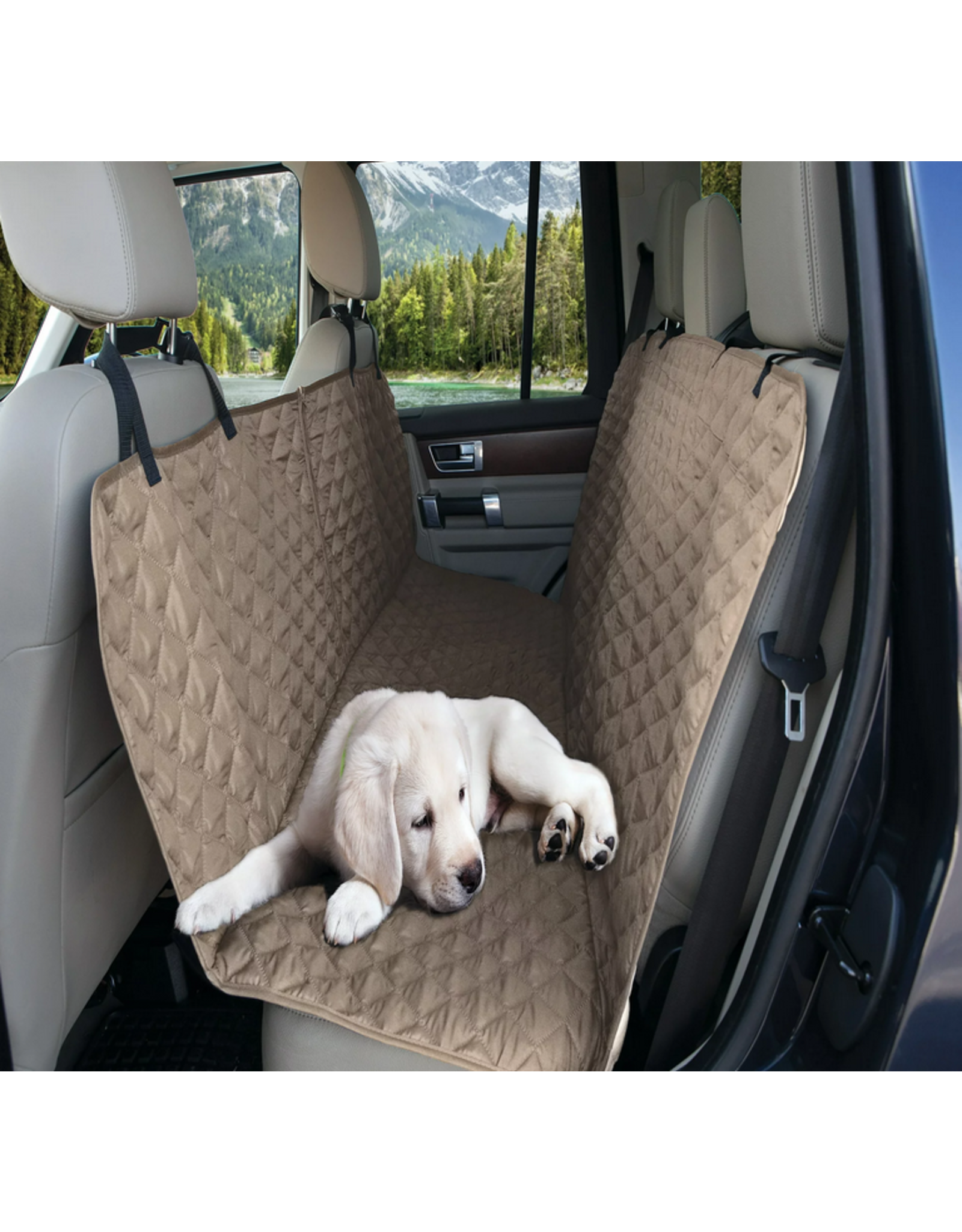 Pounce + Fetch Carseat Cover - Tan