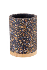 Soren Terrazo Cement Tumbler - Black