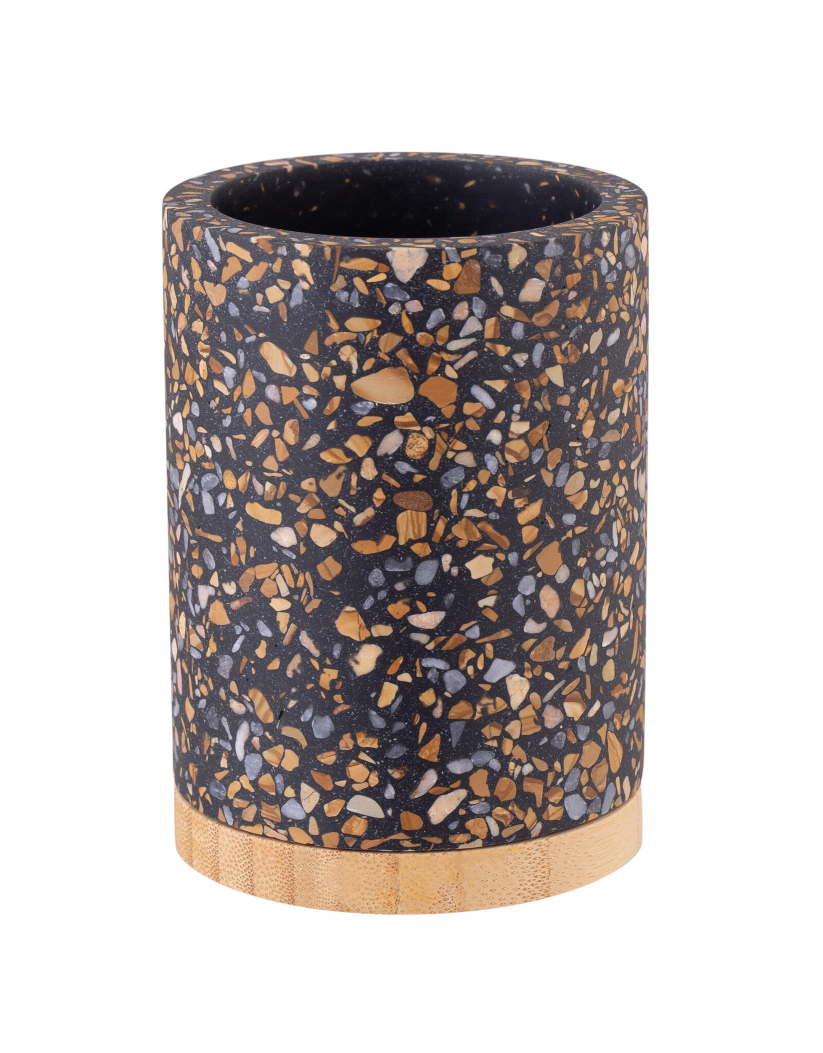 Soren Terrazo Cement Tumbler - Black