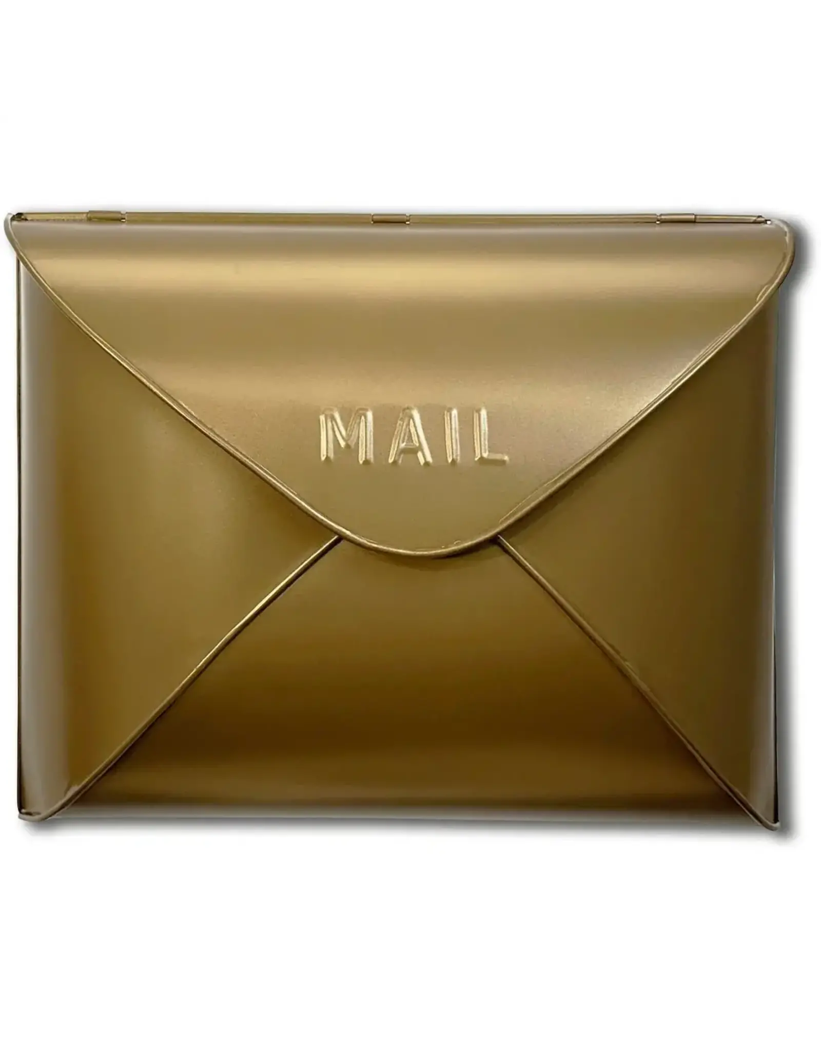 Large Envelope Mailbox - Antique Brass