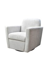 Cooper Swivel Club Chair - Woven Linen