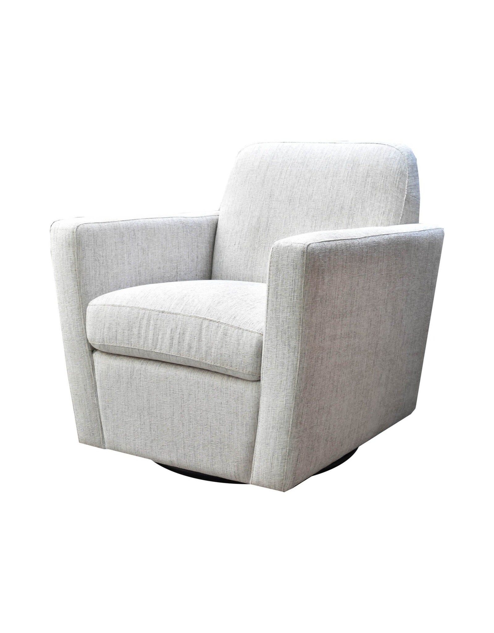 Cooper Swivel Club Chair - Woven Linen