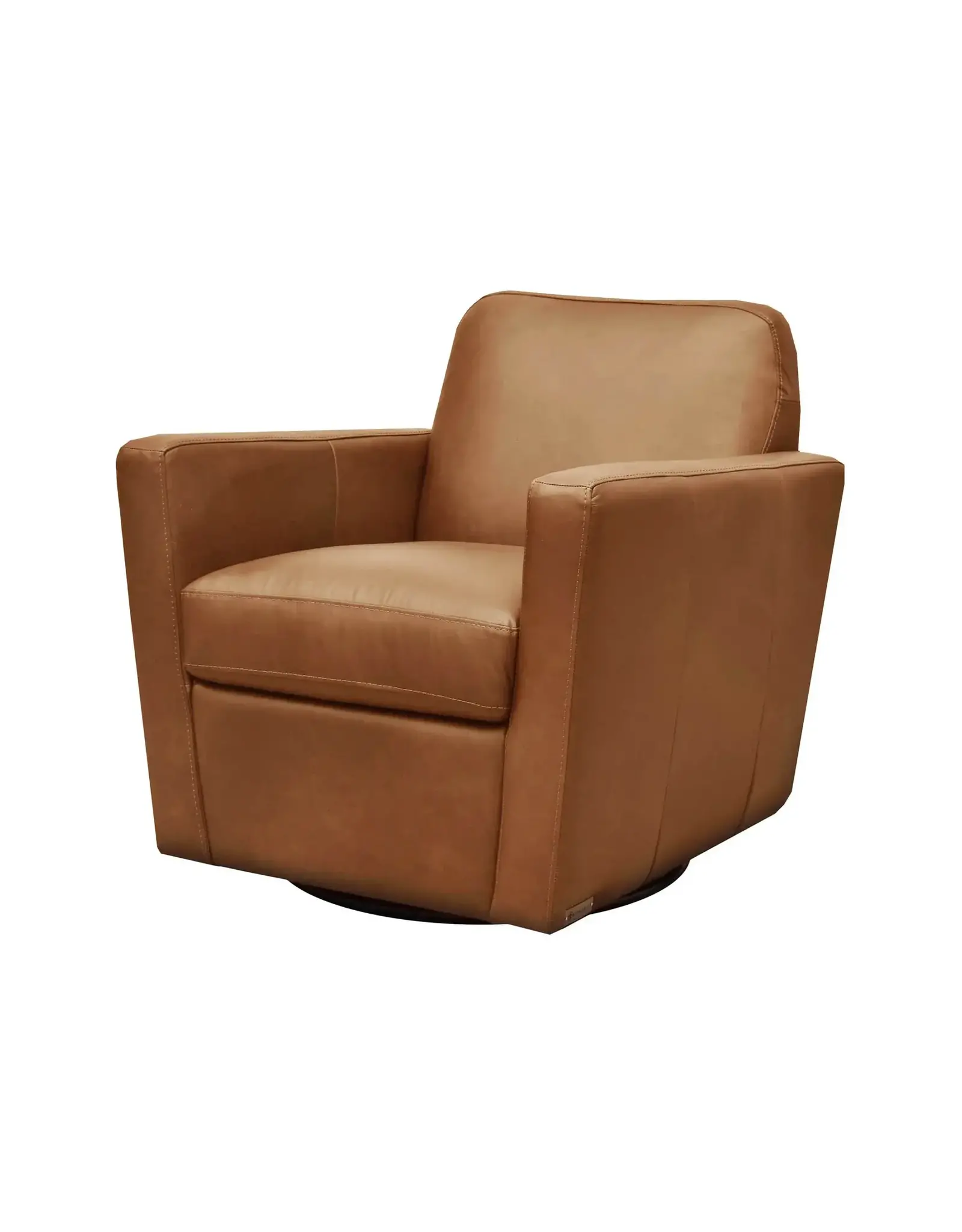 Cooper Swivel Club Chair - Woven Linen