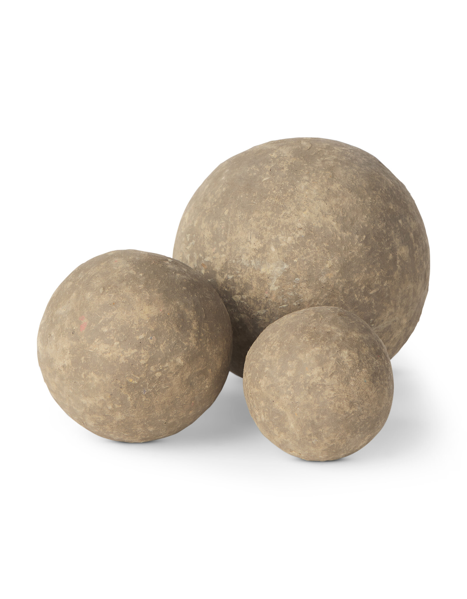 Sunita Grey Paper Mache Orb - large