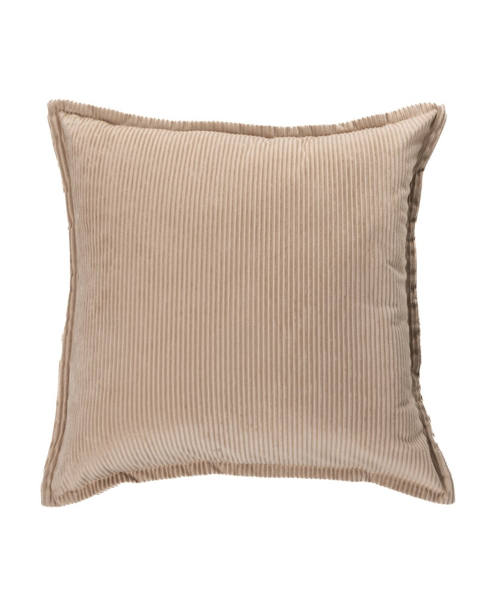 Corduroy Taupe Cushion - 18X18