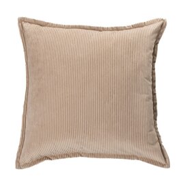 Corduroy Taupe Cushion - 18X18