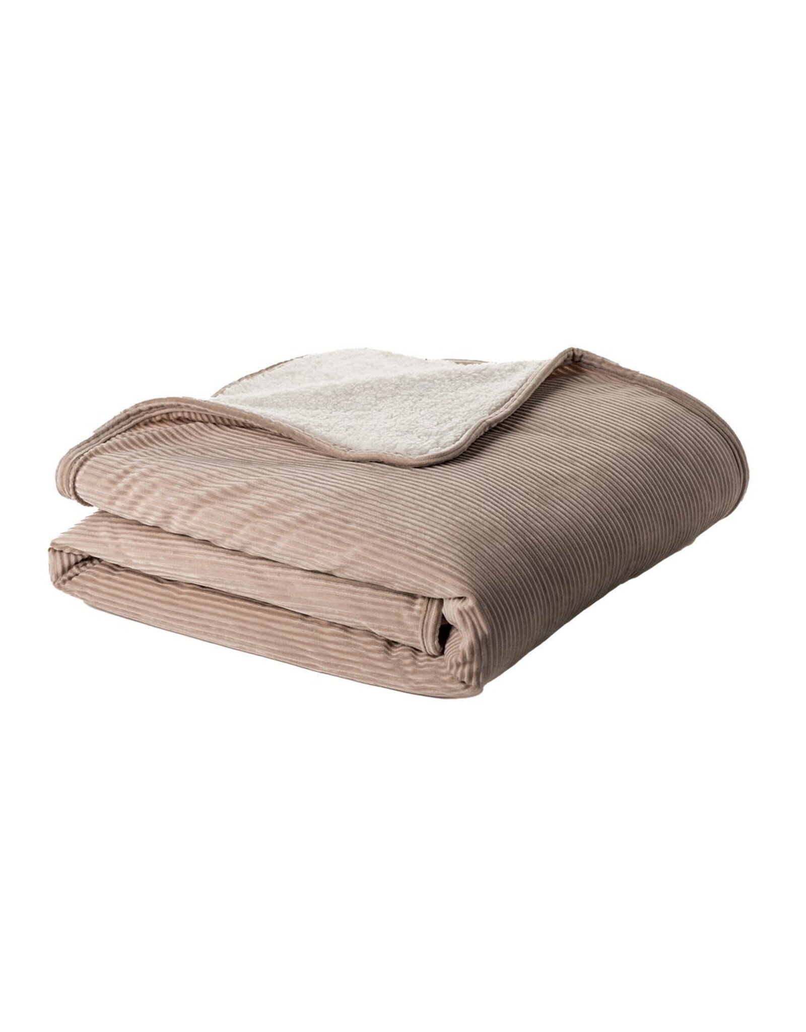 Corduroy Taupe Throw - 50X60