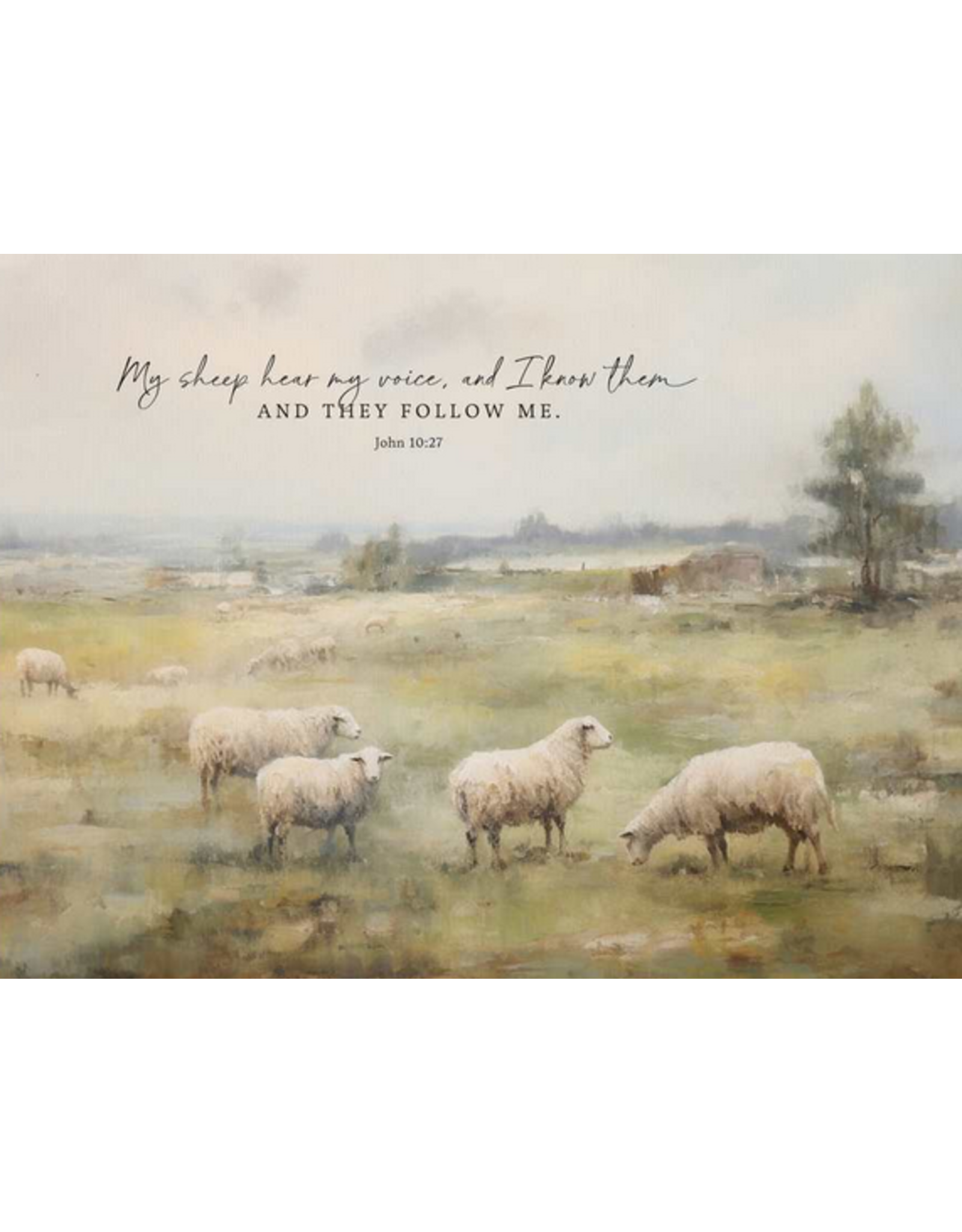 Canvas Art - My Sheep Hear