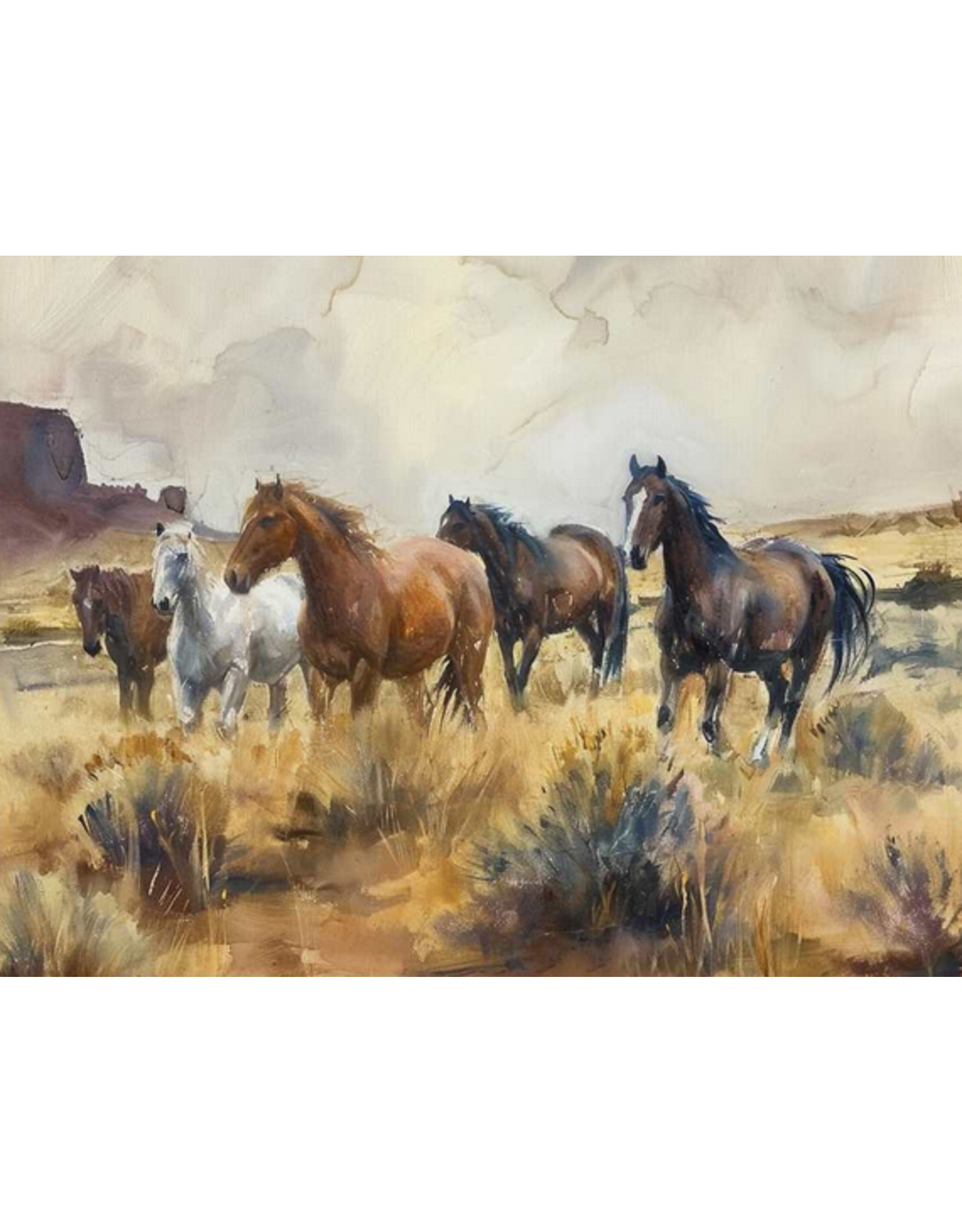 Canvas Art - Horses