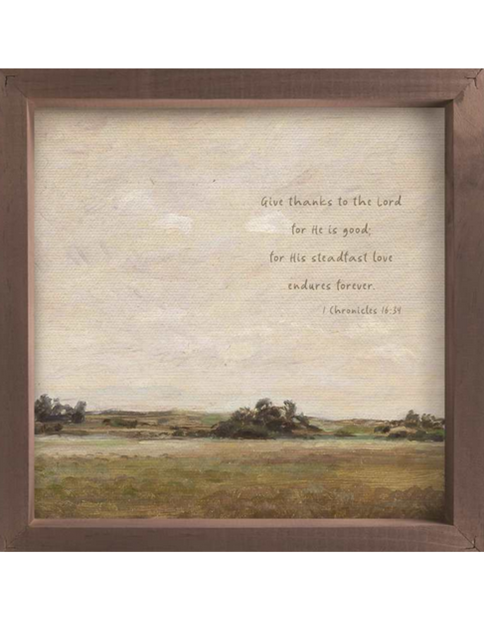 Framed Art - Give Thanks to the Lord