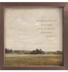 Framed Art - Give Thanks to the Lord