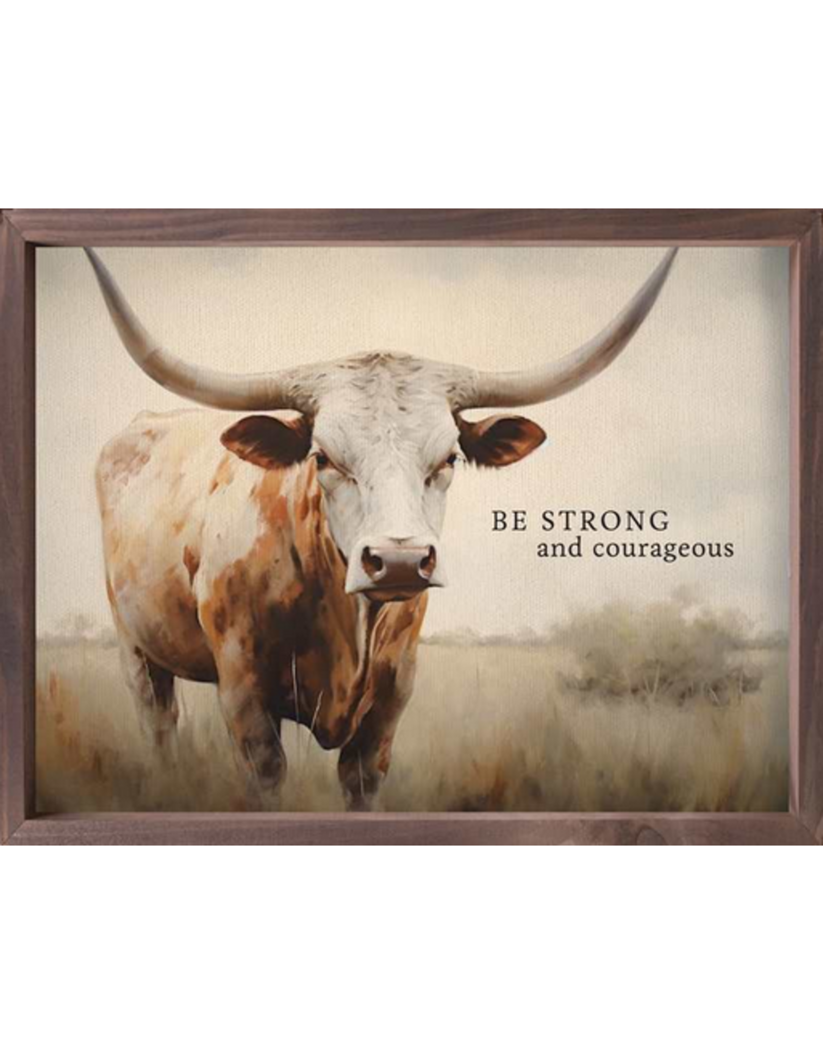 Framed Linen Art - Be Strong