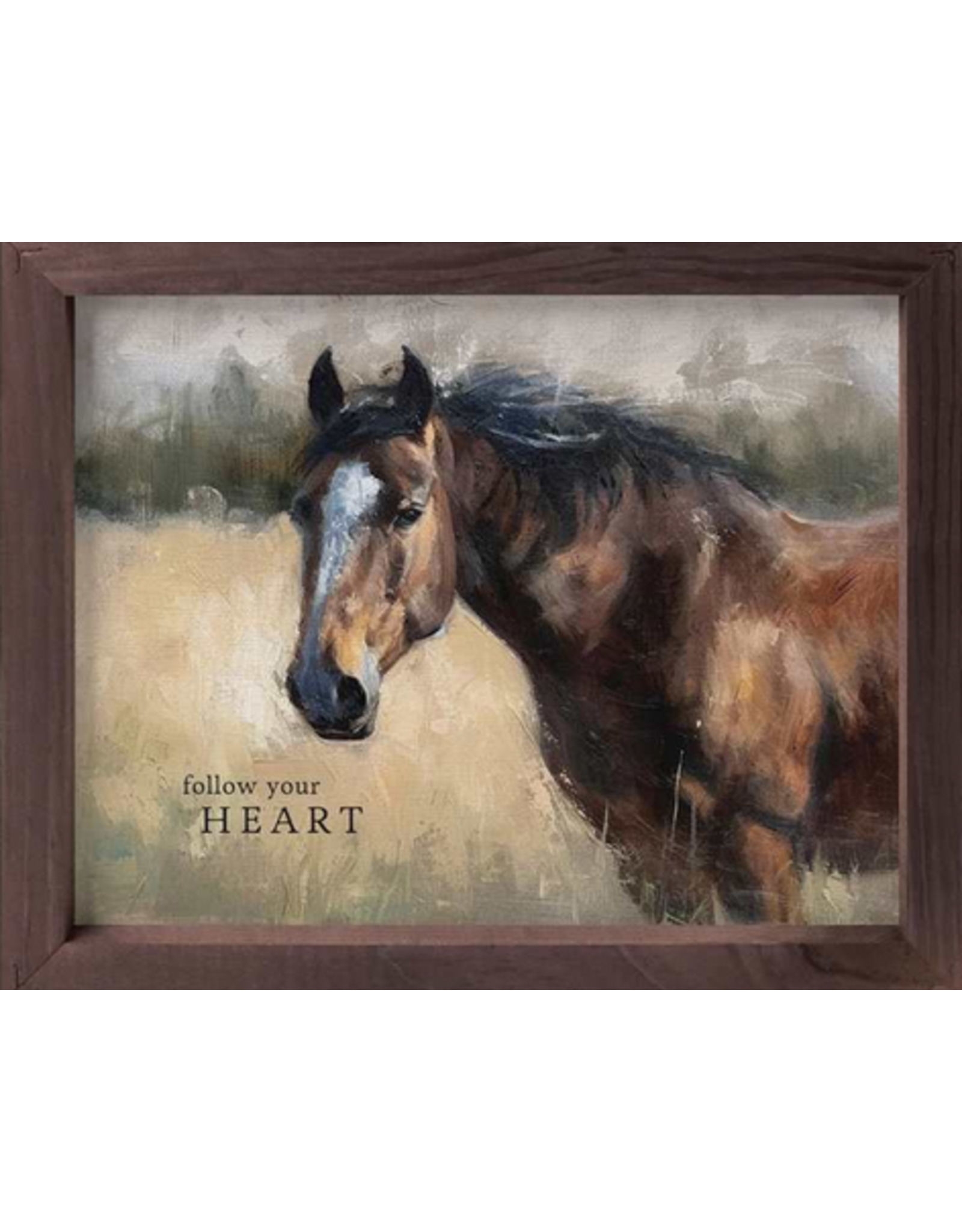 Framed Linen Art - Follow Your Heart