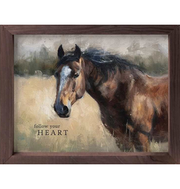 Framed Linen Art - Follow Your Heart