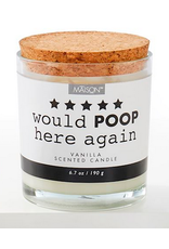 Scented Candle - Would Poop Here Again