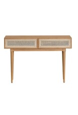 Cane Console Table- Natural