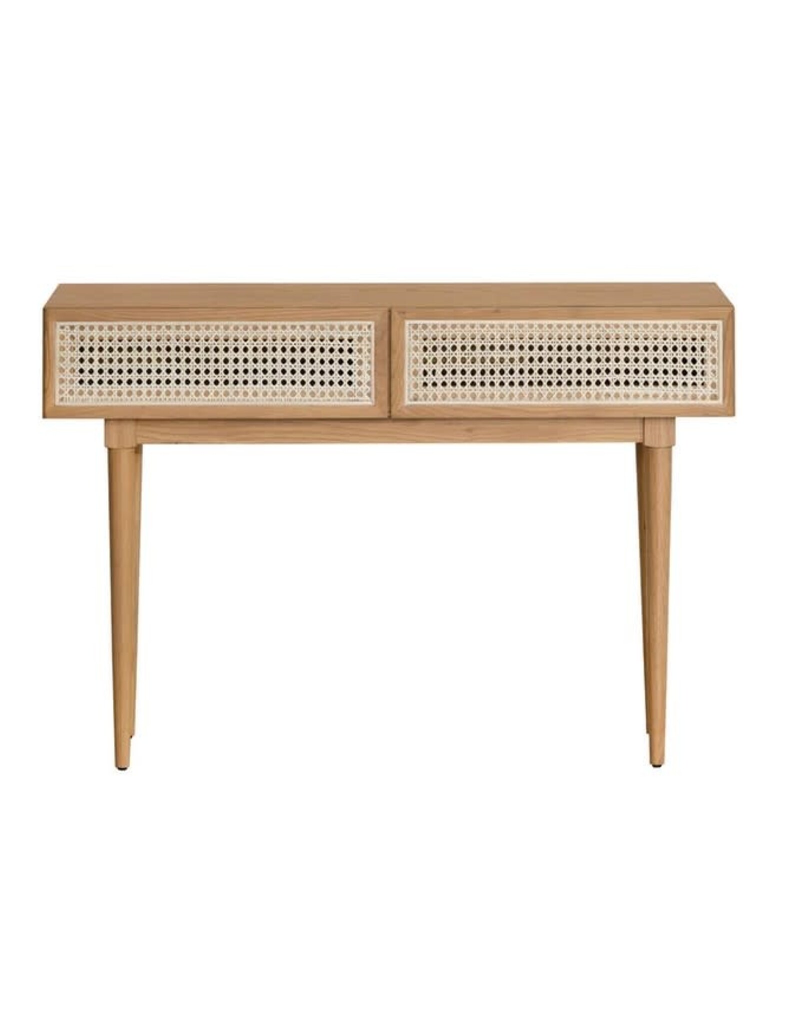 Cane Console Table- Natural