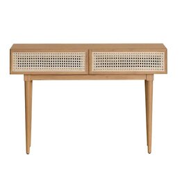 Cane Console Table- Natural