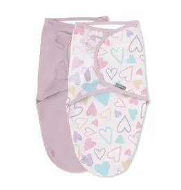 I Heart You 2PK Swaddle - 0-3Months