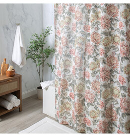 Fall Peony Shower Curtain