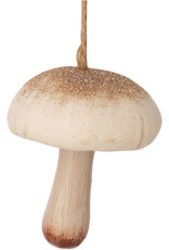 Glittered Mushroom Ornament