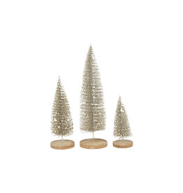 Silver Snowy Bristle Tree - large