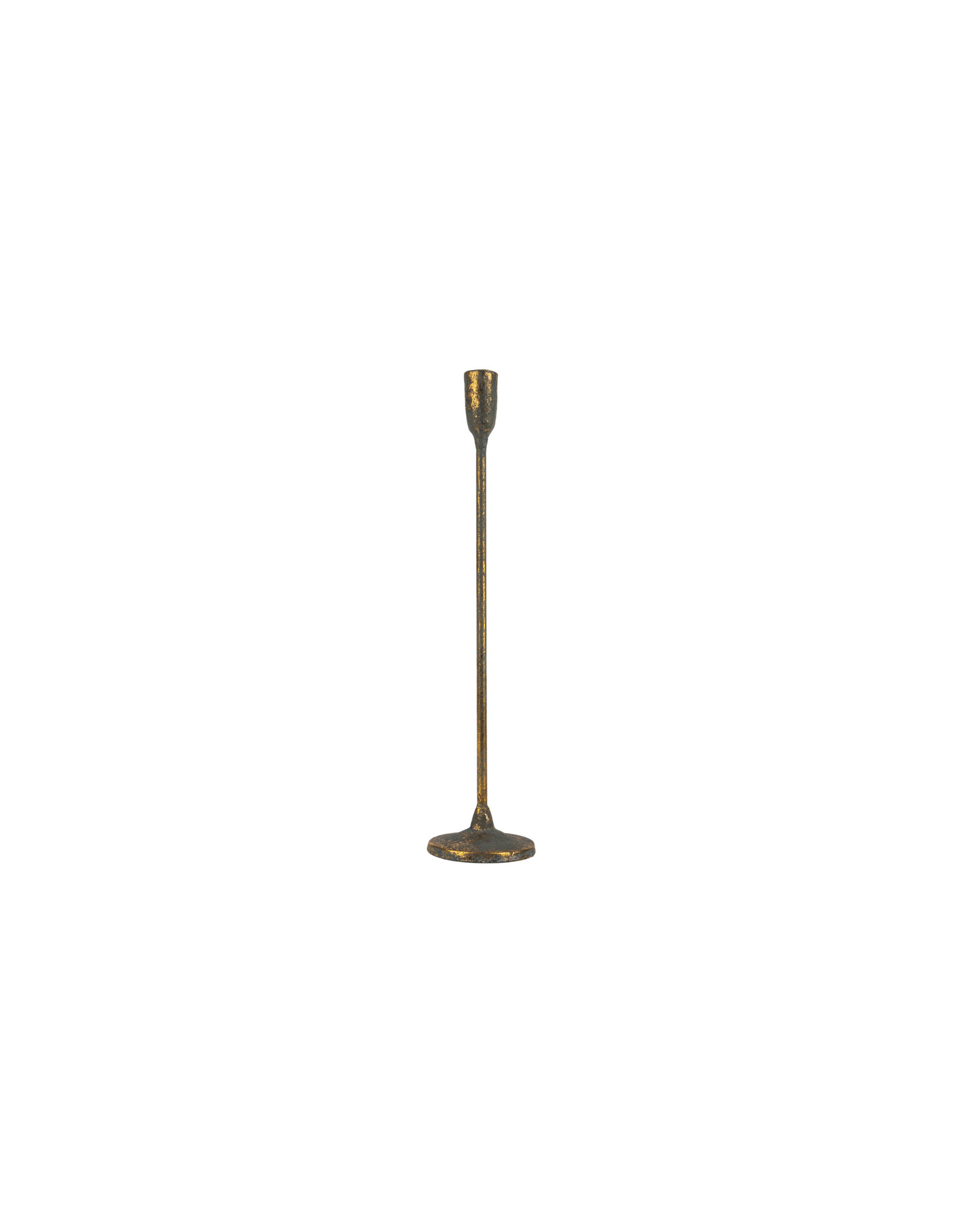 Antique Gold Candle Holder - medium