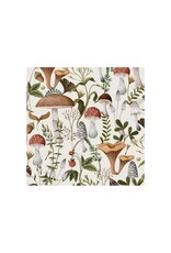 Mushrooms Repeat Printed Lunch Napkin 20Pk