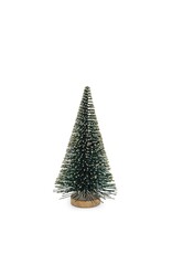 Emerald Glitter Brush Tree- small