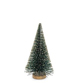 Emerald Glitter Brush Tree- small