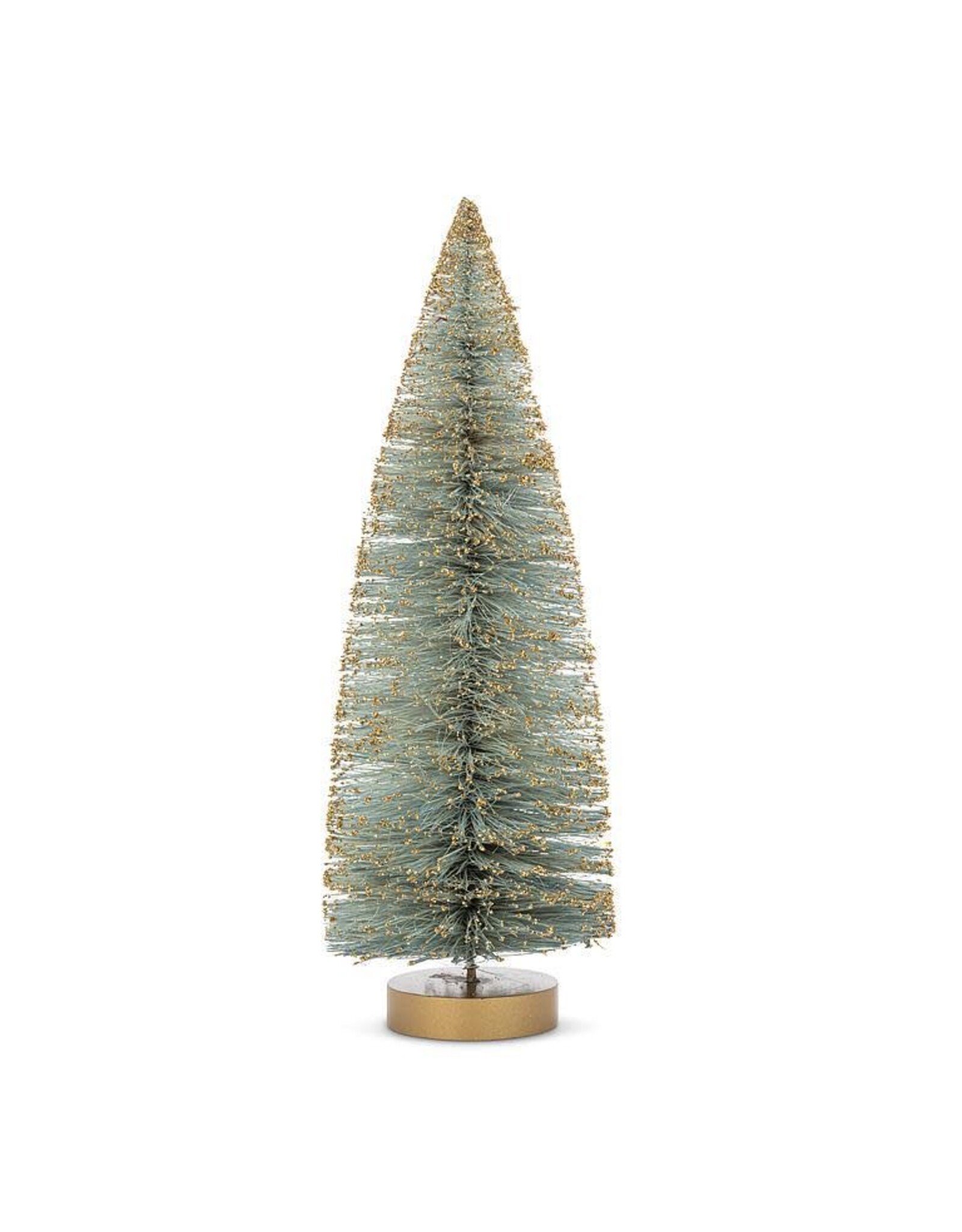 Blue Glitter Brush Tree - large