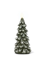 Snowy LED Tree Candle