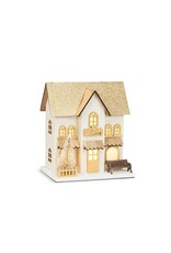 Small Cream and Gold Toy Shop - LED lights
