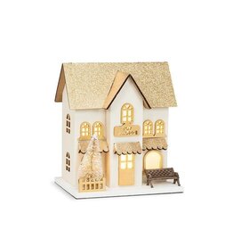 Small Cream and Gold Toy Shop - LED lights