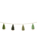 Garland with Brush Trees - 79"