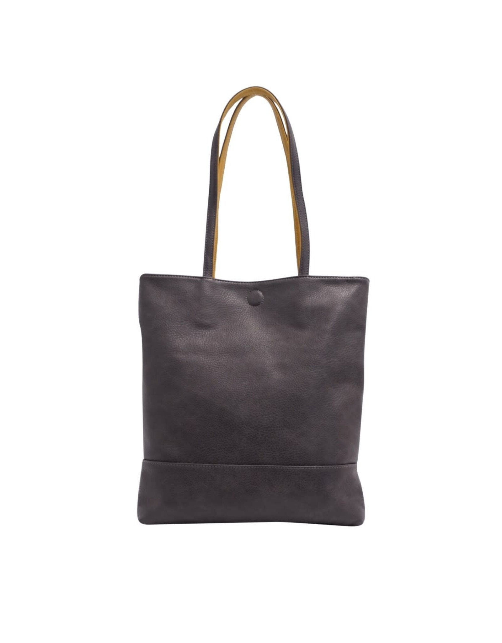 Amia 2-in-1 Reversible Tote - Dark Grey and Dark Yellow
