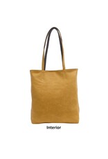 Amia 2-in-1 Reversible Tote - Dark Grey and Dark Yellow