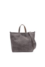 Winona 2-in-1 Reversible Tote - Charcoal Grey/Dark Sand