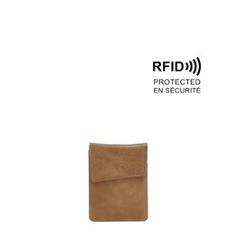 Alora Card Holder - Dark Sand
