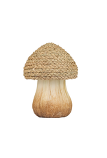 Braided Raffia Mushroom - large