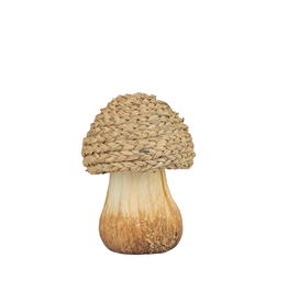 Braided Rafia Mushroom - small