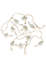 Light Green Velvet Mushroom Garland