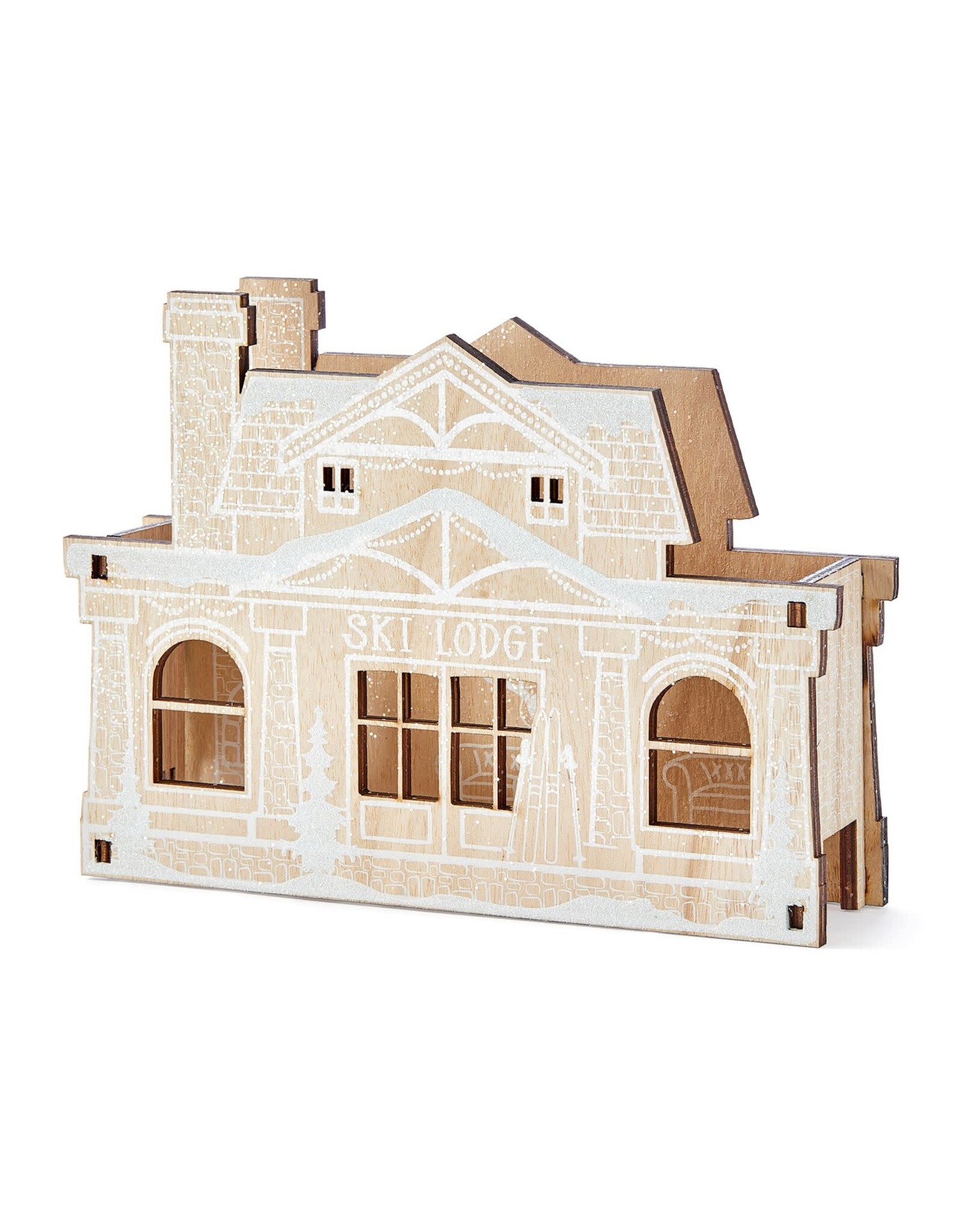 Wooden Ski Lodge