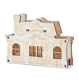 Wooden Ski Lodge