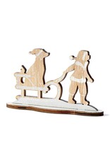 Child Pulling Sled