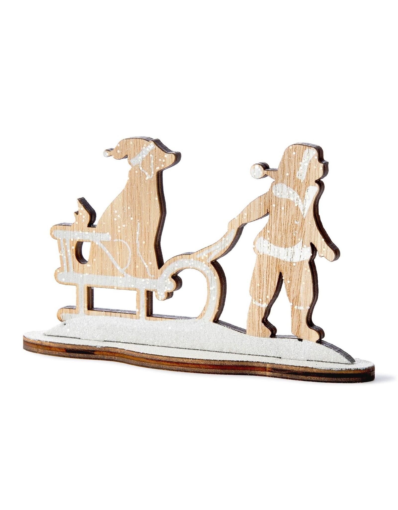 Child Pulling Sled