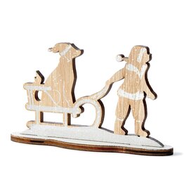 Child Pulling Sled