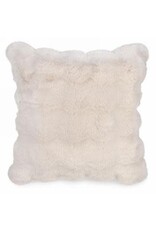 Cream Fur Cushion