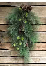 28" Pine and Cone Teardrop