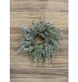 Glittered Cedar Ring, with White Berries